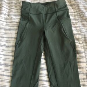 Forest green lululemon pants